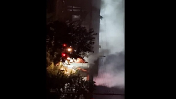 경기 용인 식품보관창고 화재‥인명피해 없어