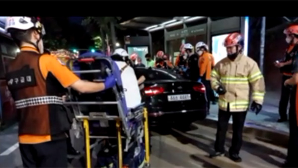 서울 용산구서 음주운전 교통사고‥행인·버스 승객 등 8명 부상