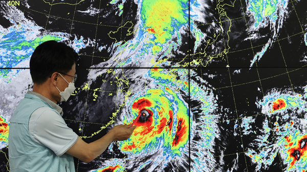 태풍 '힌남노' 상륙 임박‥중대본 3단계로 격상