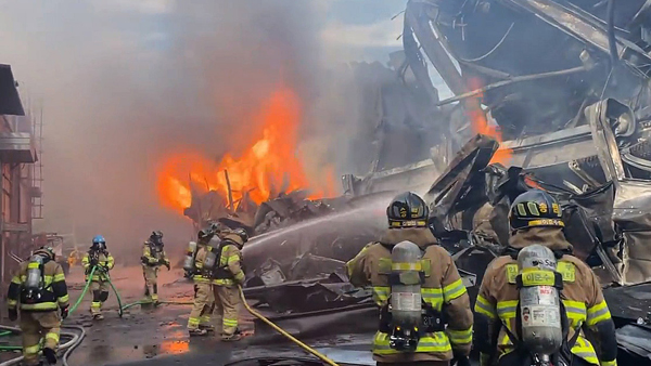 인천 현대제철 에너지 저장 장치 창고 화재 하루 만에 진화