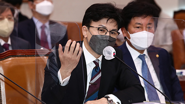 한동훈, 검찰 민주당사 압수수색 "통상의 범죄 수사"