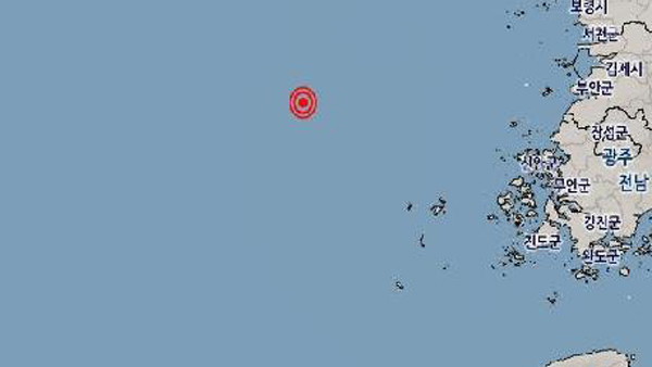 전남 신안 인근 바다서 규모 2.2 지진