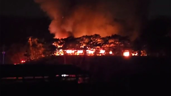 경기 파주 공장에서 불‥인명피해 없어