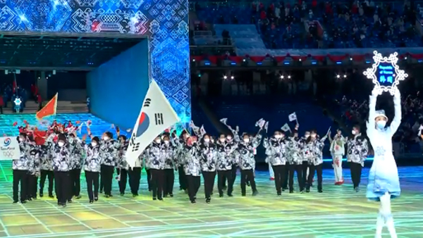 [올림픽] 4년만의 유관중 개회식‥우리나라, 73번째 입장