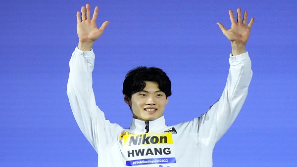 수영 황선우, 세계선수권 200m 은··'박태환 이후 최초'