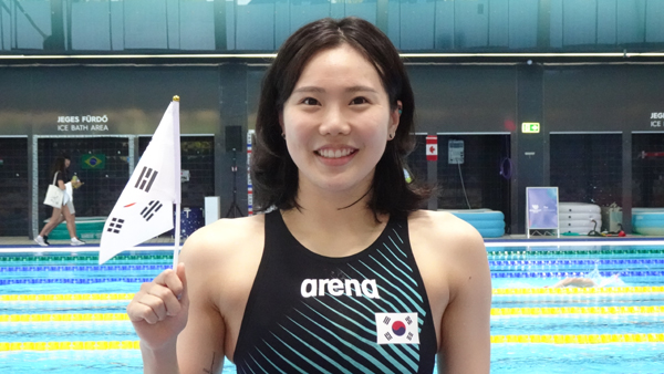 수영 정소은, 여자 자유형 100m 54초82로 한국신기록