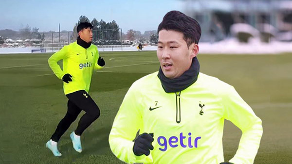 토트넘 콘테 감독 "손흥민, 발열 탓에 이틀간 훈련 못 해"