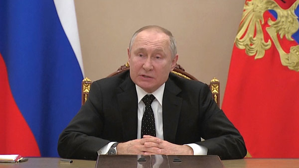 러시아 푸틴 "서방은 거짓말 제국"