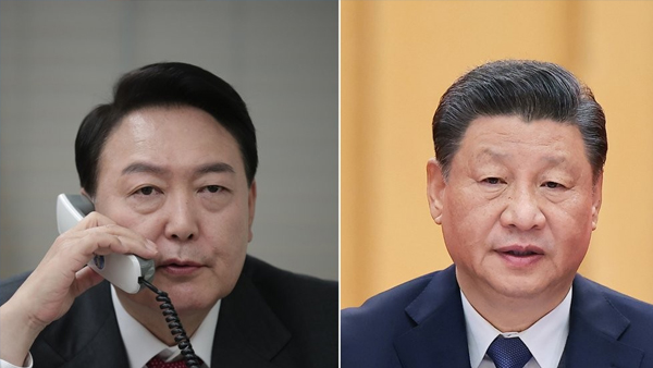 시진핑, 윤석열과 통화‥"한중 관계 안정화 이뤄져야"