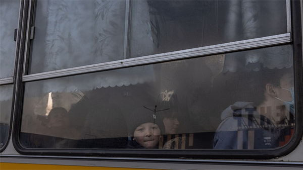 마리우폴 '마지막 생명줄'되나?‥ 버스 45대 출발