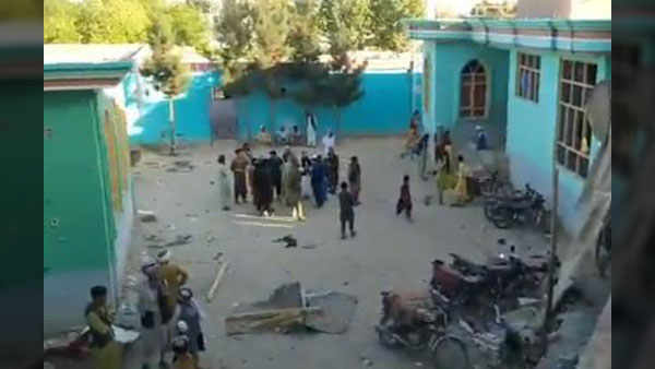 아프간 모스크 금요 예배 폭탄 테러‥33명 사망