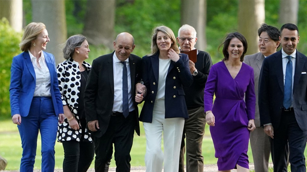 영국 "우크라 무기 더 많이"‥프랑스 "승리까지 G7 단결"
