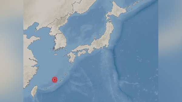 일본 오키나와현 오키나와 서북서쪽서 규모 5.7 지진