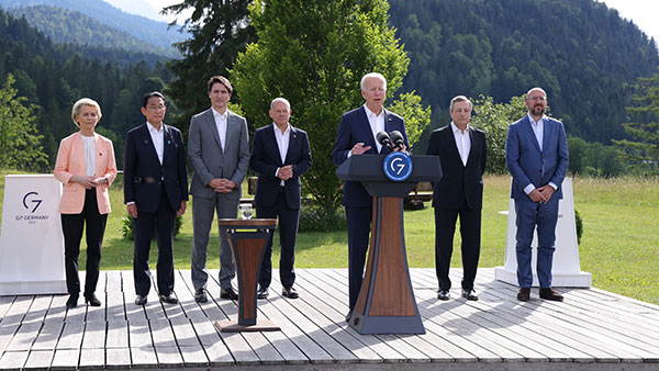 G7 정상회의 개막‥中 일대일로 맞서 777조원 인프라 투자