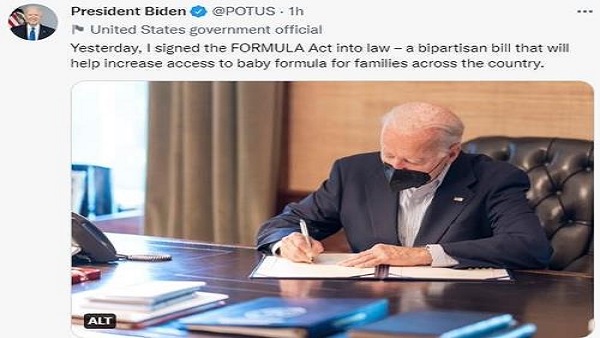 백악관 "바이든, '기침·콧물' 경미한 증상‥잘 지내고 있어"