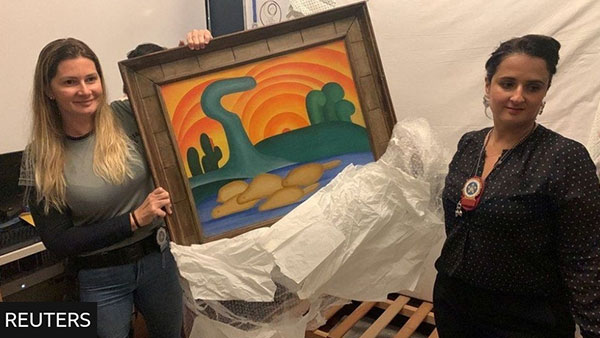 [World Now] "그림에 저주가‥" 엄마 속여 1,800억 명화 훔친 브라질 여성 