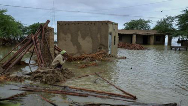 파키스탄 정부 "홍수피해 국가 비상상황‥이재민 3천만명"