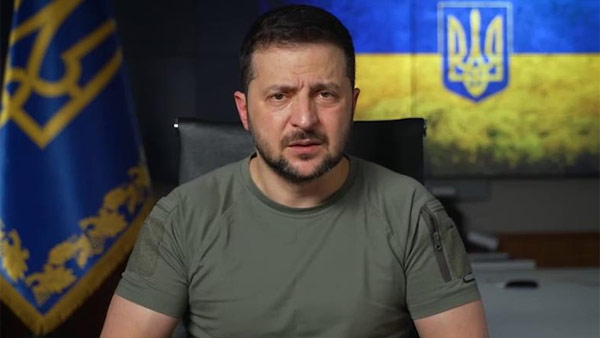 젤렌스키 "러, 수력발전 댐에 지뢰 매설‥폭파 시 재앙"