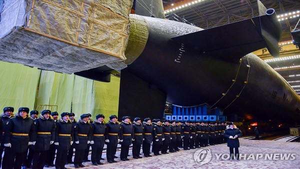 러 최신 핵잠수함, 핵미사일 발사시험 성공