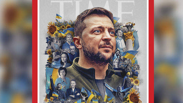 타임 '올해의 인물'에 젤렌스키 대통령과 '우크라이나의 투혼'