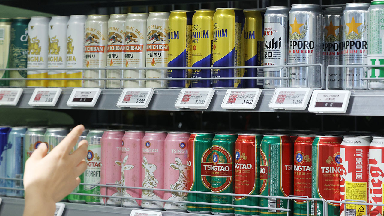 일본 맥주 수입량 급증‥올해 맥주 수입국 1위