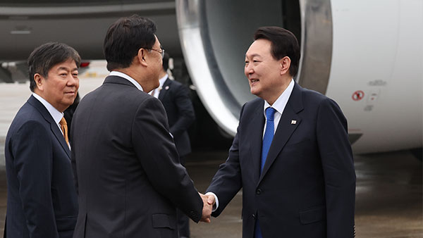 국민의힘 지도부, 윤 대통령과 오찬‥"윤 대통령, 3·8 전당대회 참석 뜻 밝혀"