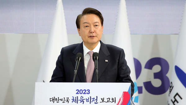 윤 바카라 사이트, 진천선수촌 찾아 "스포츠 삼위일체‥산업, 인재 양성, 복지"