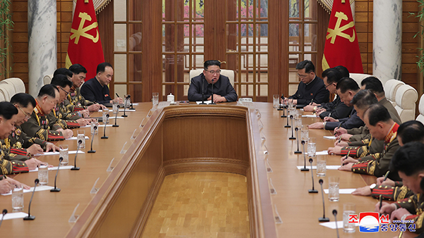 김정은, 한미훈련 앞두고 당 군사위 소집‥"전쟁억제력 중대조치 결정"