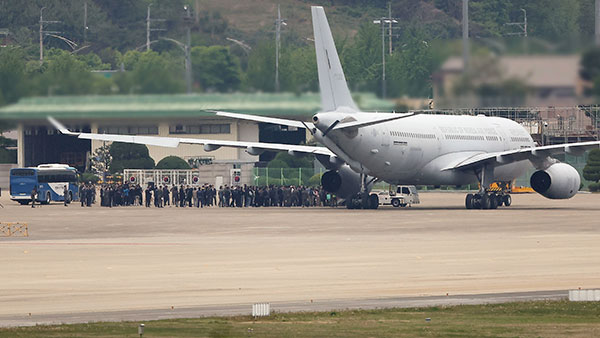 수단 교민 28명 무사히 귀국