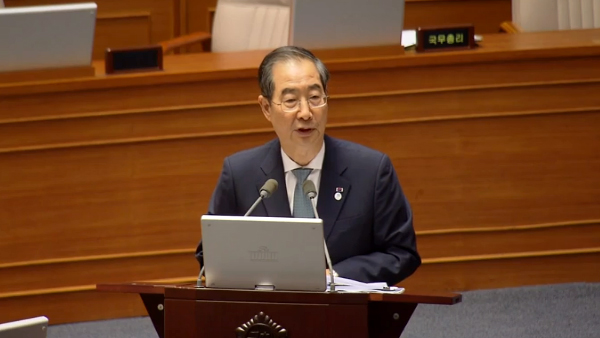 야당 "일본 총리냐" "IAEA 대변인같다"‥한덕수 "예의없고 모욕적"