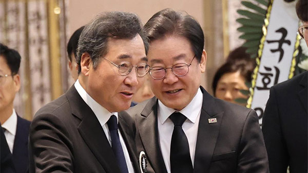 이재명·이낙연 만남, 호우경보로 연기