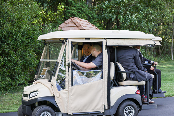 윤 대통령, 캠프데이비드 도착‥곧 한미일 정상회의