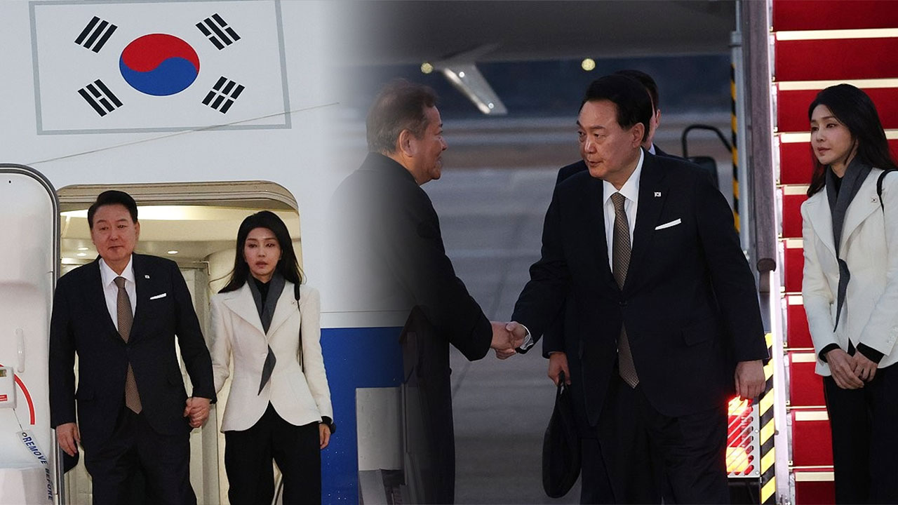 윤 대통령, 5박 7일 영국-프랑스 방문 마치고 귀국 