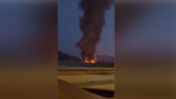 경기 포천 소홀읍 창고 화재‥대응 1단계 발령