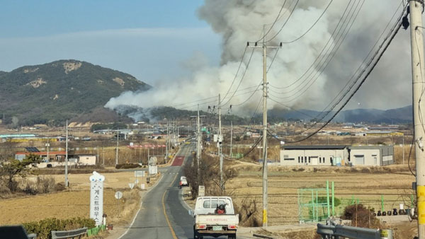 경북 예천 산불 '산불 2단계' 발령‥주민 200명 대피