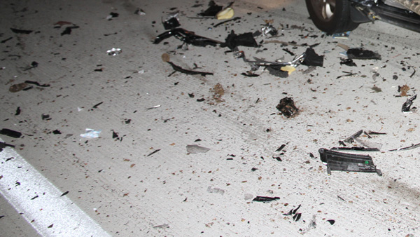 경부고속도로서 차량 3대 충돌‥1명 경상