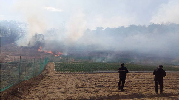 경기 여주 산불‥2시간 만에 진화