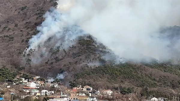 22만㎡ 태운 인천 마니산 산불‥경찰, 발화 지점 조사