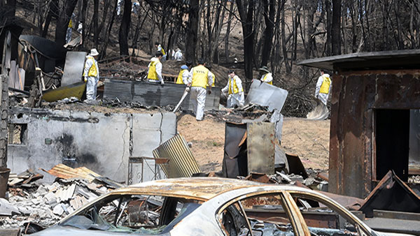 자원봉사활동 중 화재·폭발로 사망 시 2억 원 지급