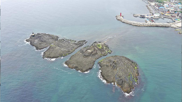 까마귀섬 '포항 오도리 주상절리' 천연기념물 된다