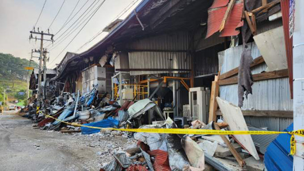 경북 예천 쌀 공장에서 불‥5억 원 피해