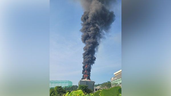 대전 유성구 수자원연구소서 화재‥위성안테나 소실