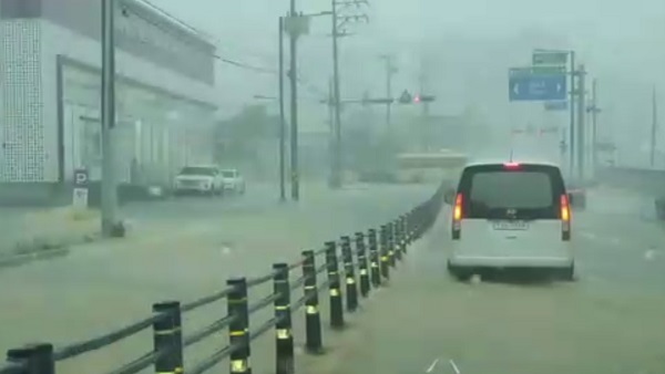 경북 영주시 서천 월호교 지점 홍수주의보