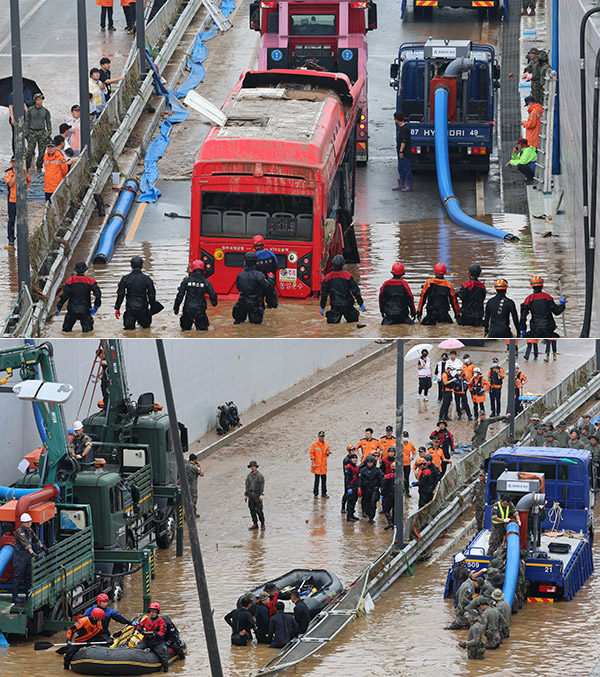 오송 지하차도서 사망자 1명 추가 인양‥총 9명 사망