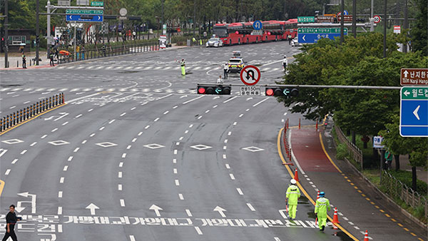 '잼버리 콘서트' 상암 일대 교통통제‥기동대원 2천3백 명 투입