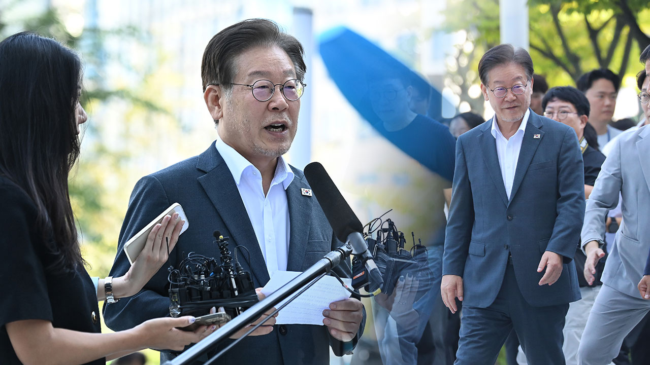 이재명 5번째 검찰 조사 출석‥"정치검찰 악용한 조작"