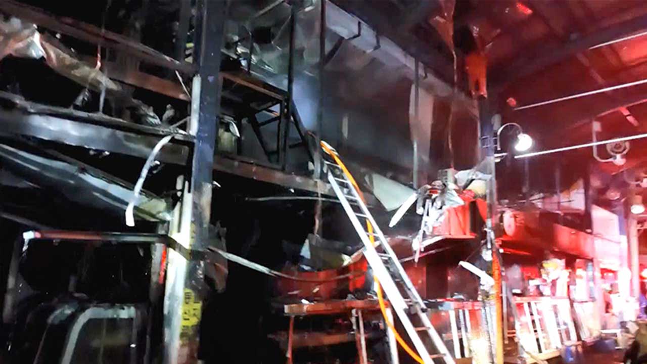 성동구 마장동 축산물시장서 불‥"에어컨 실외기서 발화" 