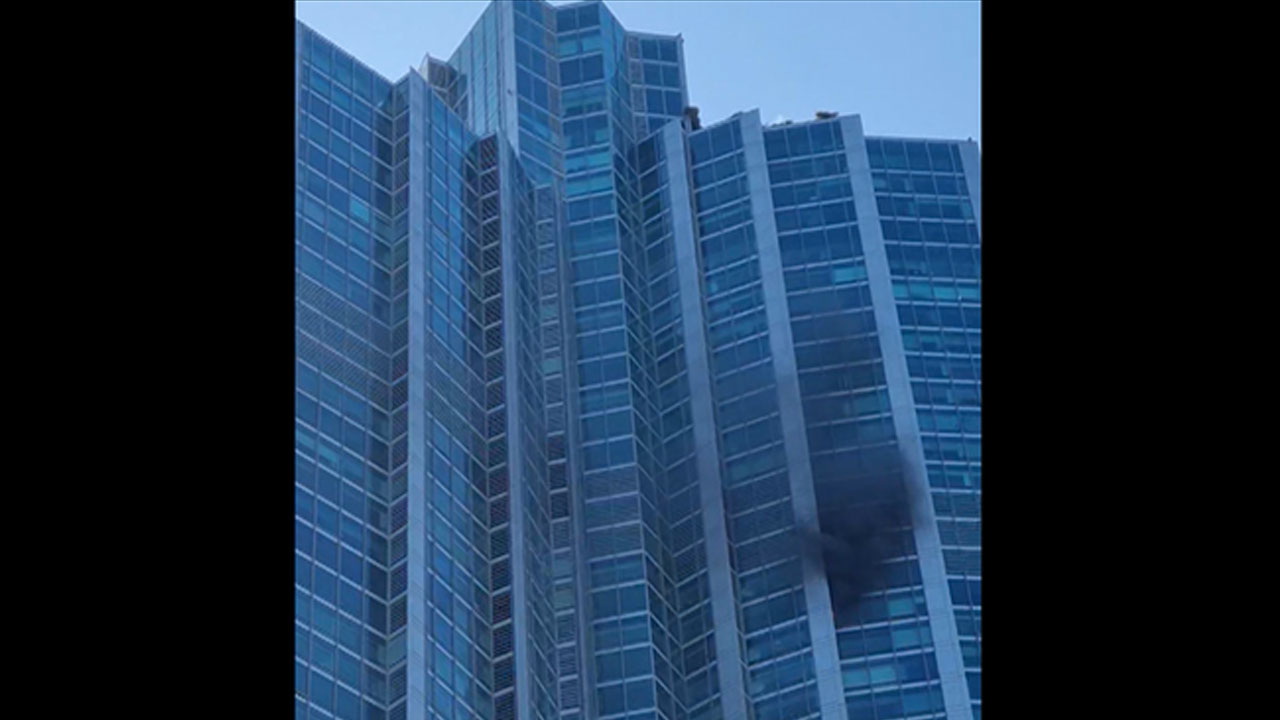 도곡동 타워팰리스 화재로 150여 명 대피‥인명피해 없어