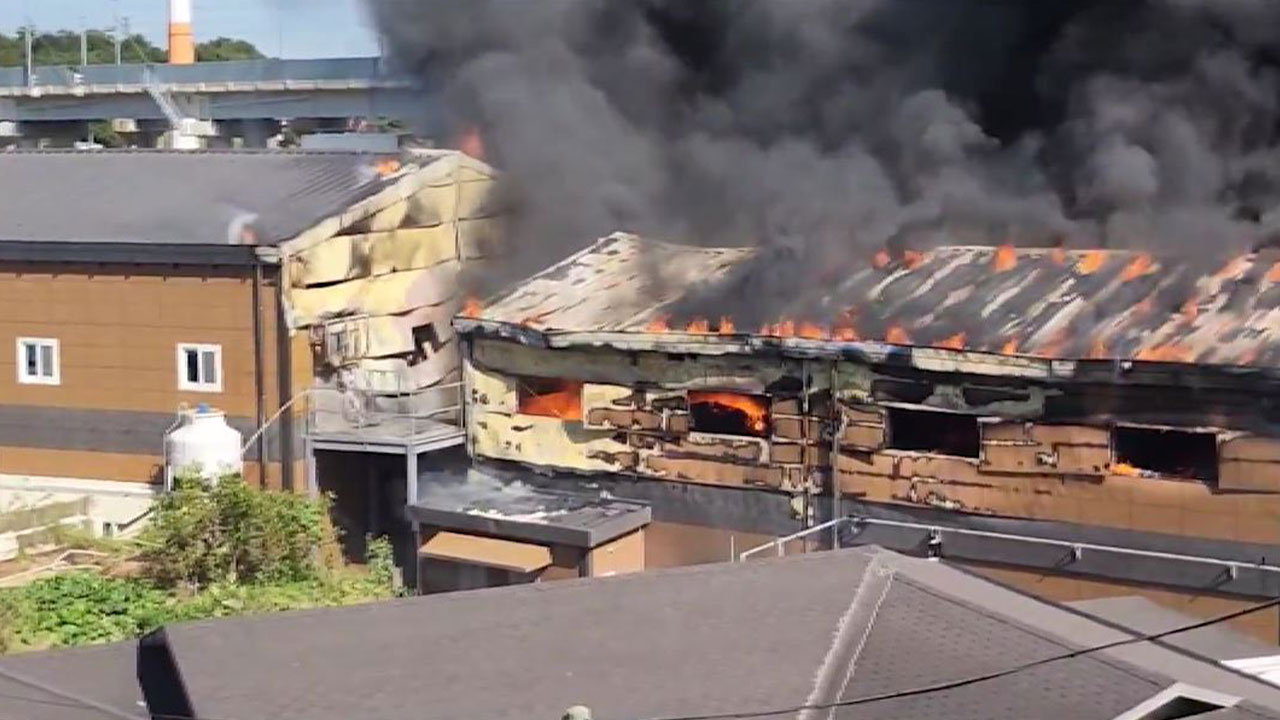 평택 소시지 제조업체서 불‥인명피해 없어