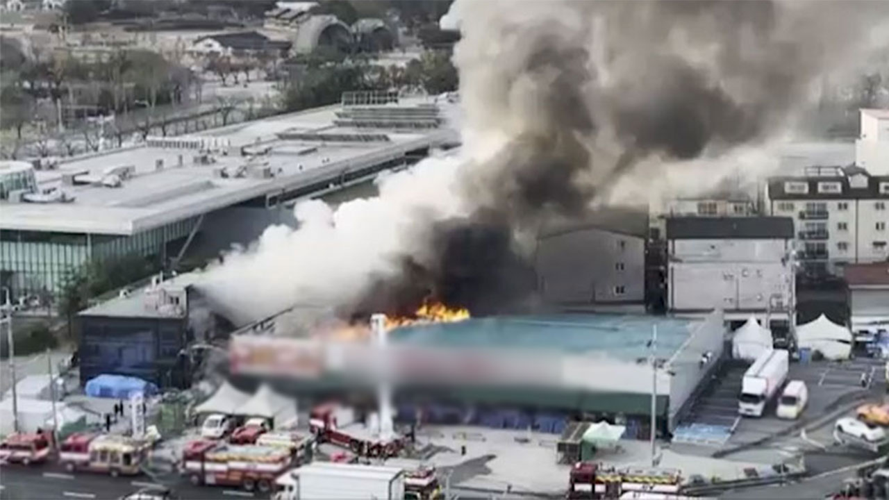 경기 광주시 마트에서 불‥인명피해 없어